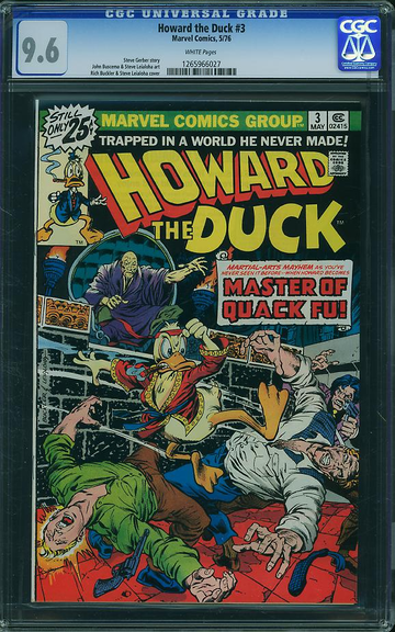 HOWARD THE DUCK #3, CGC 9.6 NM+