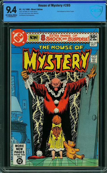 HOUSE OF MYSTERY #285, CBCS 9.4 NM