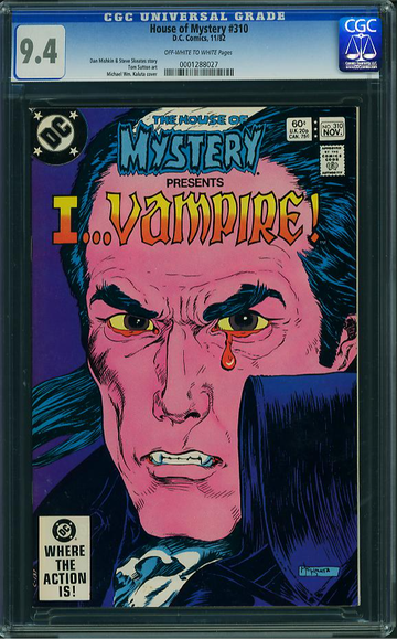 HOUSE OF MYSTERY #310, CGC 9.4 NM