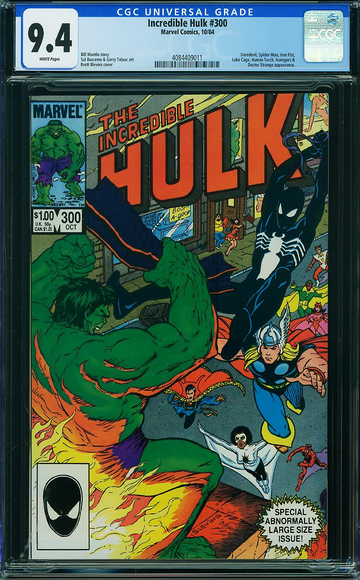 INCREDIBLE HULK #300, CGC 9.4 NM