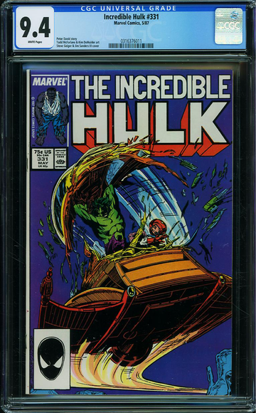 INCREDIBLE HULK #331, CGC 9.4 NM