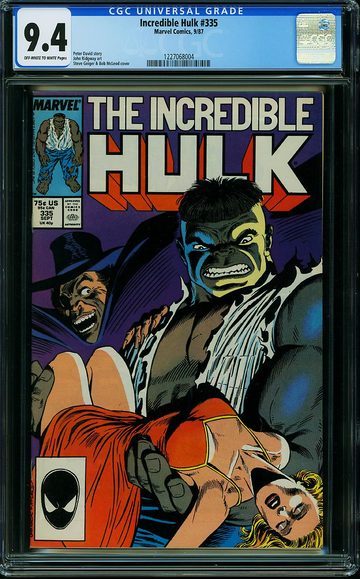 INCREDIBLE HULK #335, CGC 9.4 NM