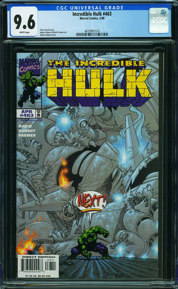 INCREDIBLE HULK #463, CGC 9.6 NM+
