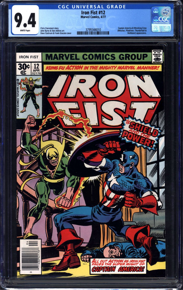 IRON FIST #12, CGC 9.4 NM