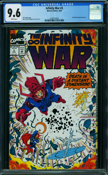 INFINITY WAR #3, CGC 9.6 NM+