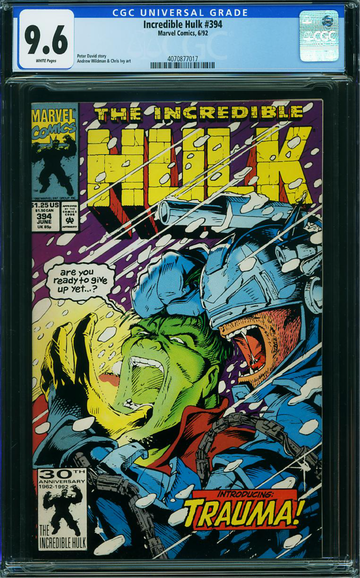 INCREDIBLE HULK #394, CGC 9.6 NM+