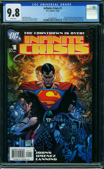 INFINITE CRISIS #1, CGC 9.8 NM/MT