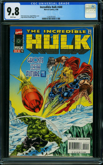 INCREDIBLE HULK #440, CGC 9.8 NM/MT -- HIGHEST GRADED!