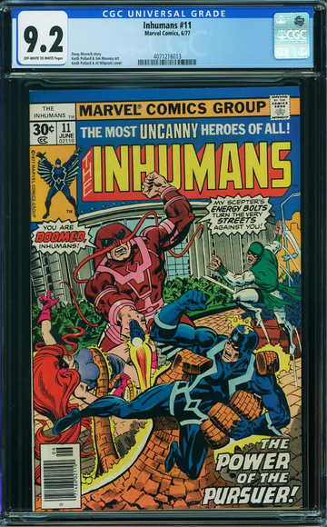 INHUMANS #11, CGC 9.2 NM-