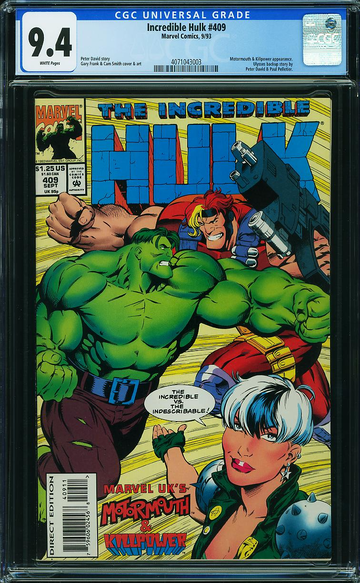 INCREDIBLE HULK #409, CGC 9.4 NM