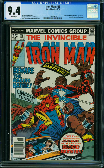 IRON MAN #89, CGC 9.4 NM