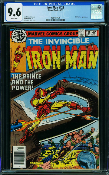 IRON MAN #121, CGC 9.6 NM+