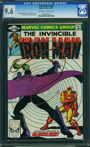 IRON MAN #146, CGC 9.6 NM+