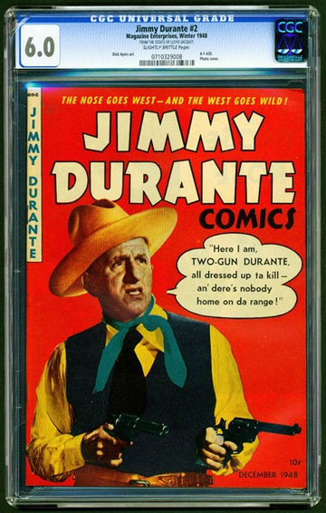 JIMMY DURANTE #2, CGC 7.5 VF-
