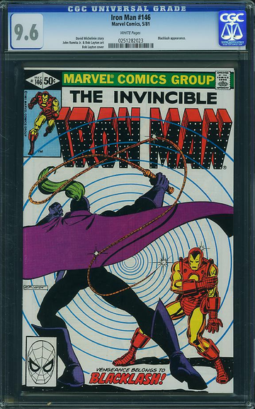 IRON MAN #146, CGC 9.6 NM+