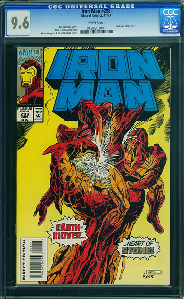 IRON MAN #298, CGC 9.6 NM+