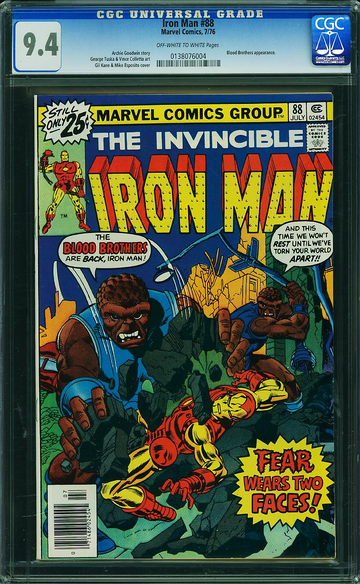 IRON MAN #88, CGC 9.4 NM