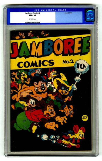 JAMBOREE COMICS #2, CGC 9.6 NM+