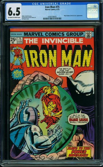 IRON MAN #75, CGC 6.5 FN+