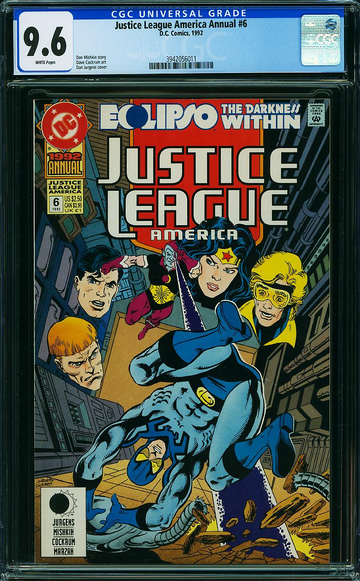 JUSTICE LEAGUE AMERICA ANNUAL #6, CGC 9.6 NM+