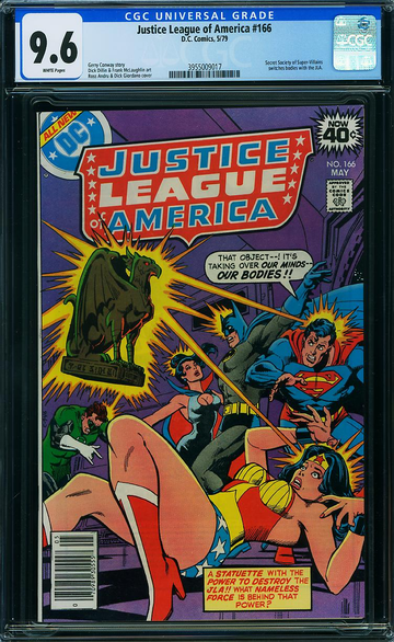 JUSTICE LEAGUE OF AMERICA #166, CGC 9.6 NM+