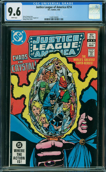 JUSTICE LEAGUE OF AMERICA #214, CGC 9.6 NM+