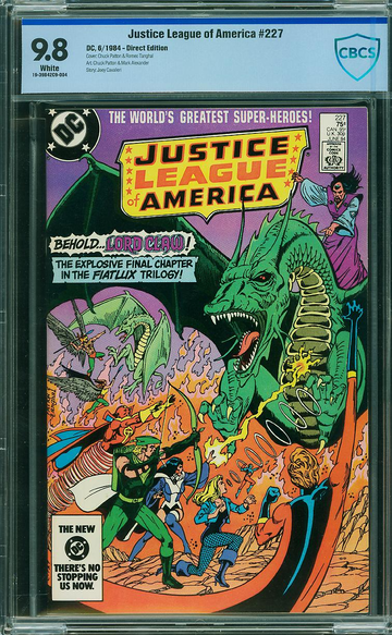 JUSTICE LEAGUE OF AMERICA #227, CBCS 9.8 NM/MT