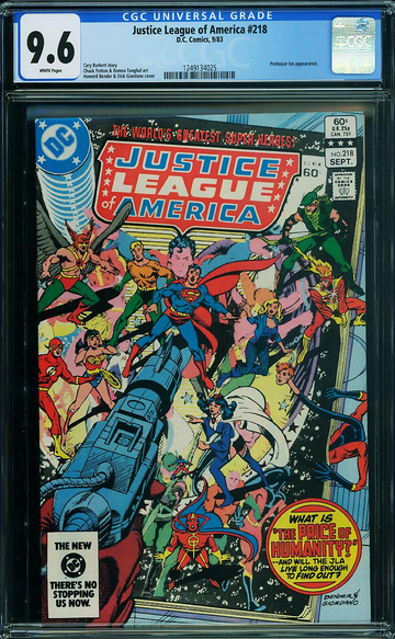JUSTICE LEAGUE OF AMERICA #218, CGC 9.6 NM+