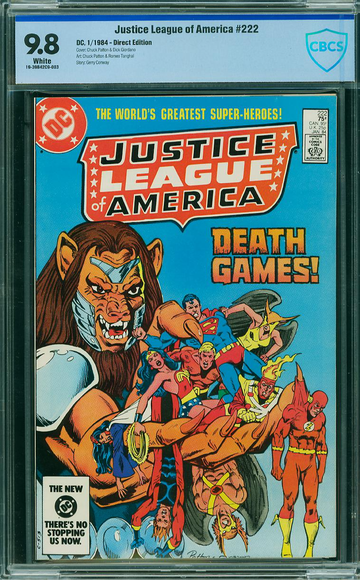 JUSTICE LEAGUE OF AMERICA #222, CBCS 9.8 NM/MT