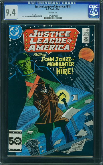 JUSTICE LEAGUE OF AMERICA #248, CGC 9.4 NM