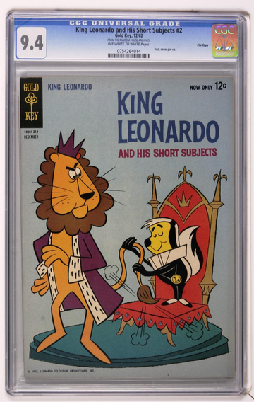 KING LEONARDO AND HIS SHORT SUBJECTS #2, CGC 9.4 NM