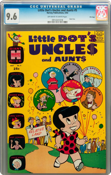 LITTLE DOT'S UNCLES AND AUNTS #5, CGC 9.6 NM+