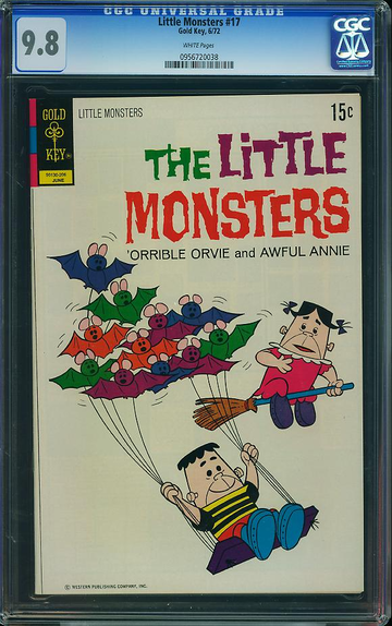 LITTLE MONSTERS #17, CGC 9.8 NM/MT -- HIGHEST GRADED