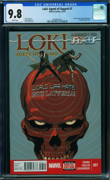LOKI: AGENT OF ASGARD #7, CGC 9.8 NM/MT -- HIGHEST GRADED