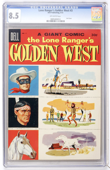 LONE RANGER'S GOLDEN WEST #3, CGC 8.5 VF+
