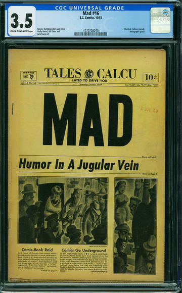 MAD #16, CGC 3.5 VG-