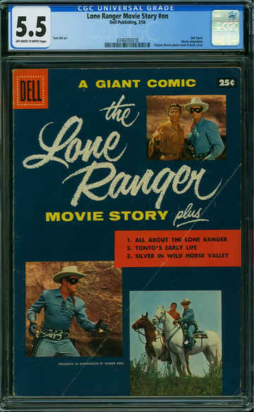 LONE RANGER MOVIE STORY #0, CGC 5.5 FN-