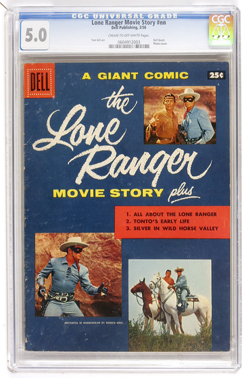 LONE RANGER MOVIE STORY #0, CGC 5.0 VGF