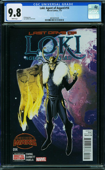 LOKI: AGENT OF ASGARD #14, CGC 9.8 NM/MT -- HIGHEST GRADED