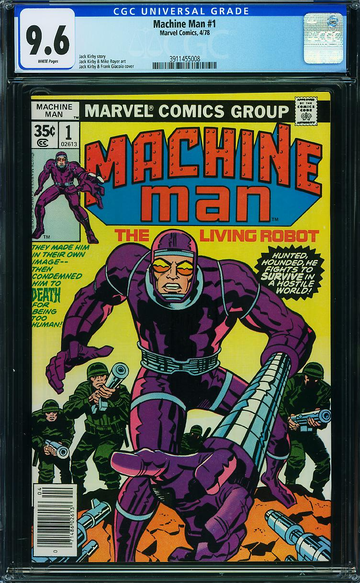 MACHINE MAN #1, CGC 9.6 NM+