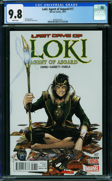 LOKI: AGENT OF ASGARD #17, CGC 9.8 NM/MT -- HIGHEST GRADED