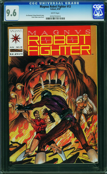 MAGNUS ROBOT FIGHTER (1991-96) #13 Valiant CGC NM+: 9.6