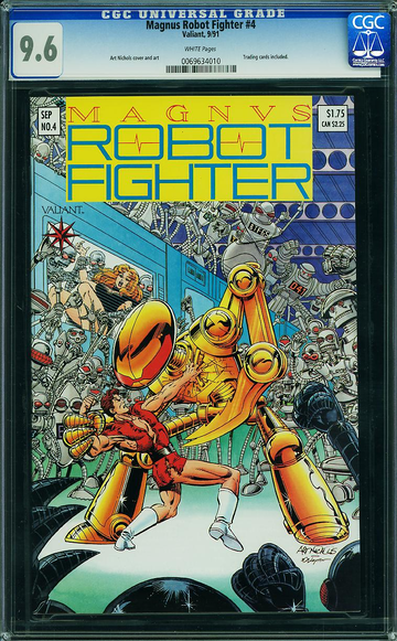 MAGNUS ROBOT FIGHTER (1991-96) #4 Valiant CGC NM+: 9.6