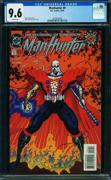 MANHUNTER (1994-95) #0 DC CGC NM+: 9.6