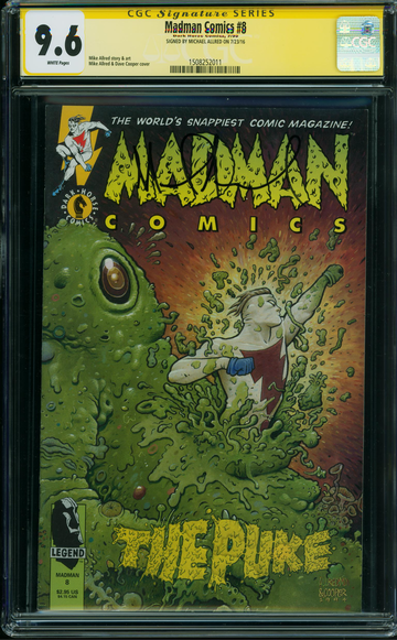 Madman Comics #8, CGC 9.6 NM+ -- SIGNED BY MICHAEL ALLRED
