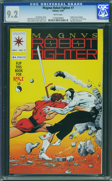 MAGNUS ROBOT FIGHTER (1991-96) #7 Valiant CGC NM-: 9.2