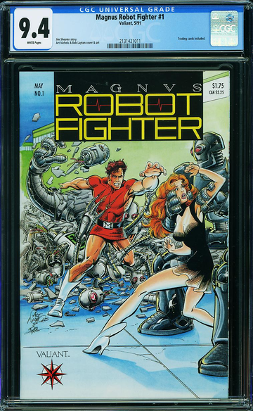 MAGNUS ROBOT FIGHTER (1991-96) #1 Valiant CGC NM: 9.4