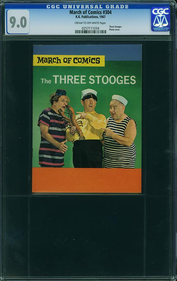 MARCH OF COMICS #304, CGC 9.0 VFNM