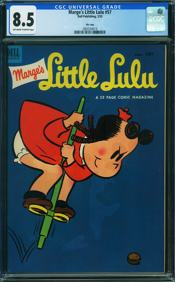 MARGE'S LITTLE LULU #57, CGC 8.5 VF+