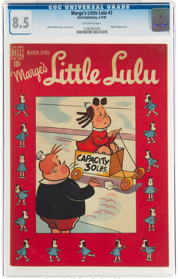 MARGE'S LITTLE LULU #2, CGC 8.5 VF+